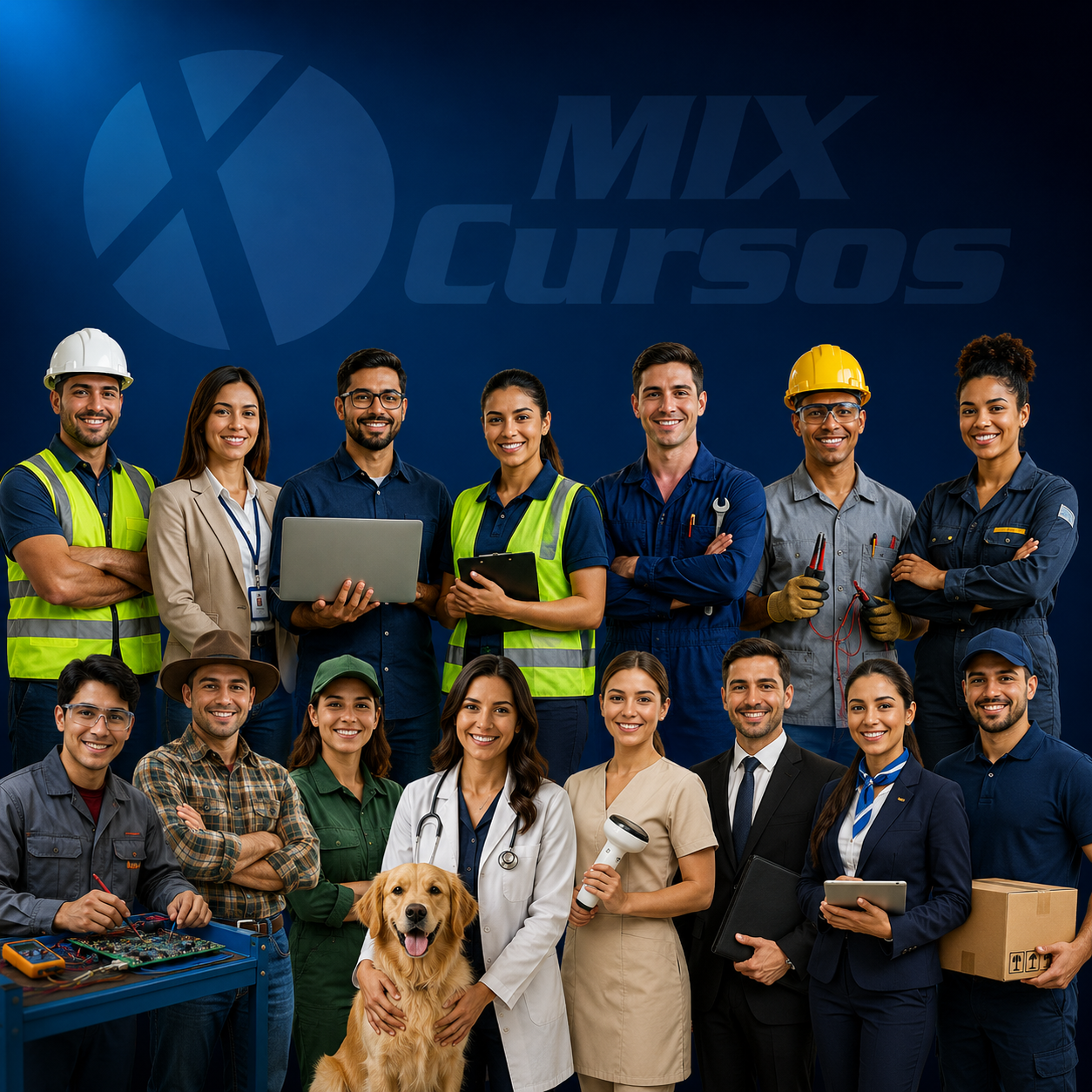 Alunos e profissionais formados pela Mix Cursos